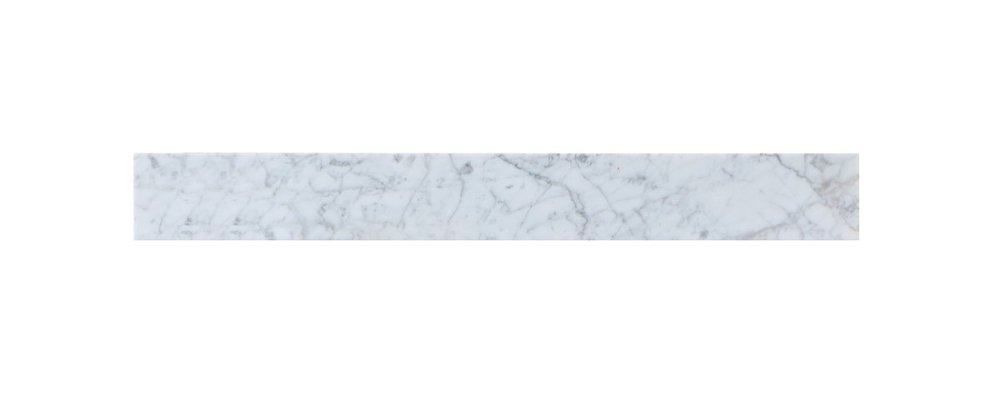 Back Splash 32" Carrara White