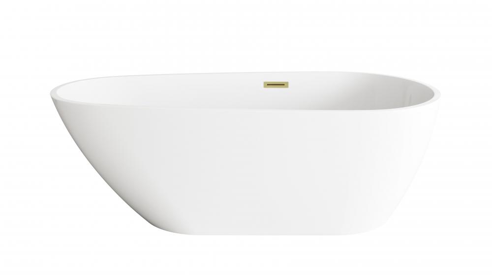 Bathtub 66.9 x 31.5 x 23 GW with BGD drain kit