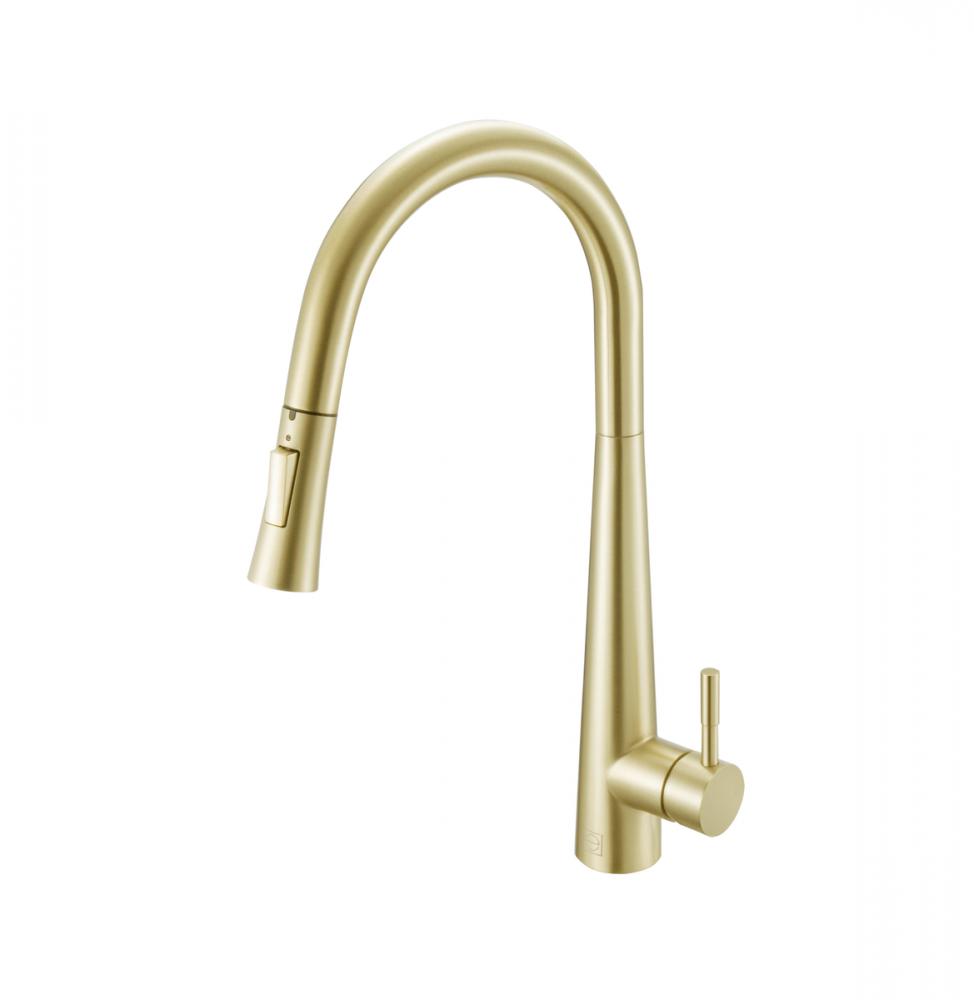 Kitchen Faucet 4" × 1‘ 5-13/16"  ×10 7/16" brushed gold