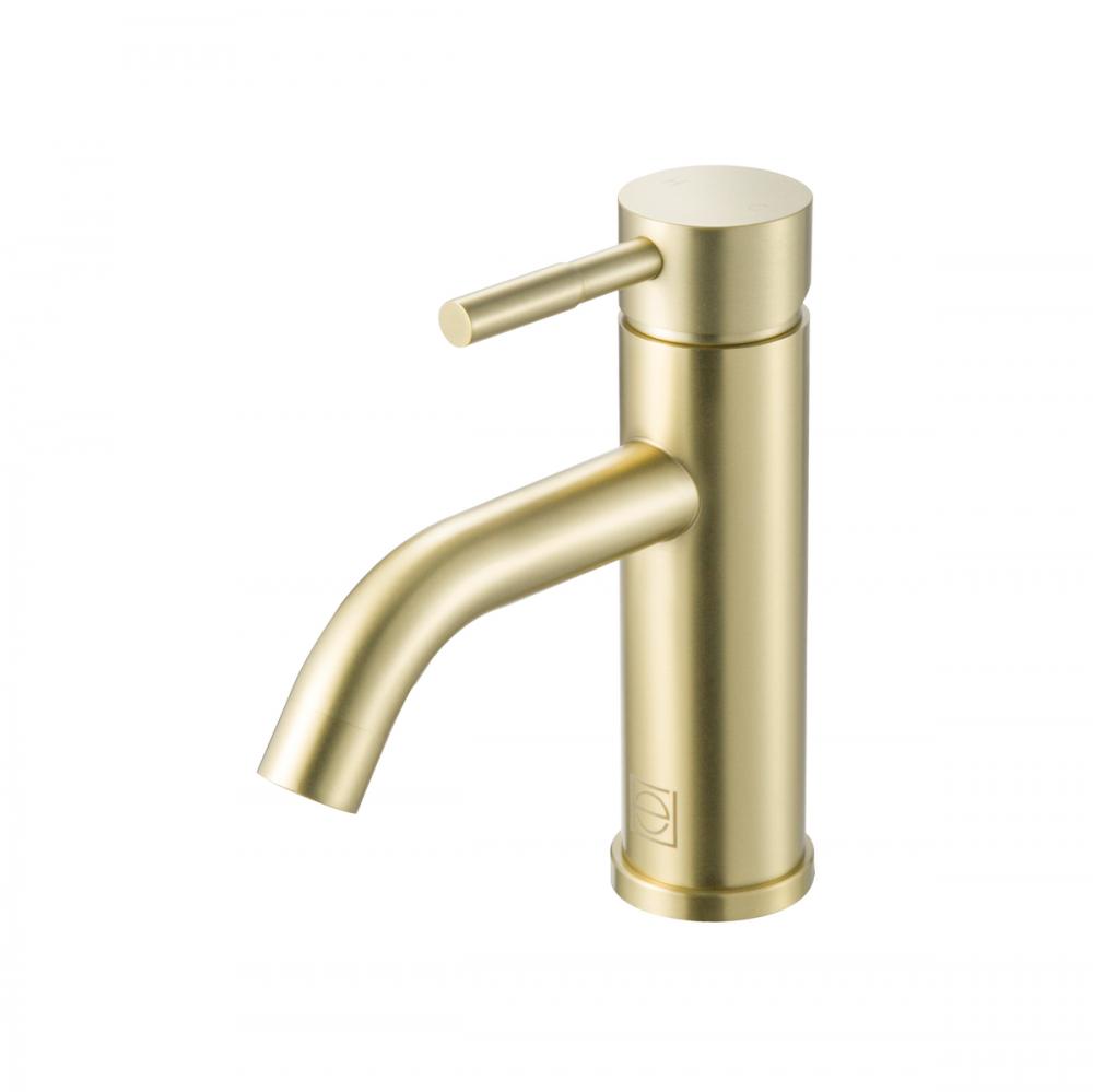 Vanity Faucet 1 15/16" × 6 13/16"  × 6 13/16" brushed gold