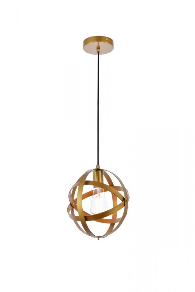 Celeste Pendant Lamp D9.8"H10.4" Brass