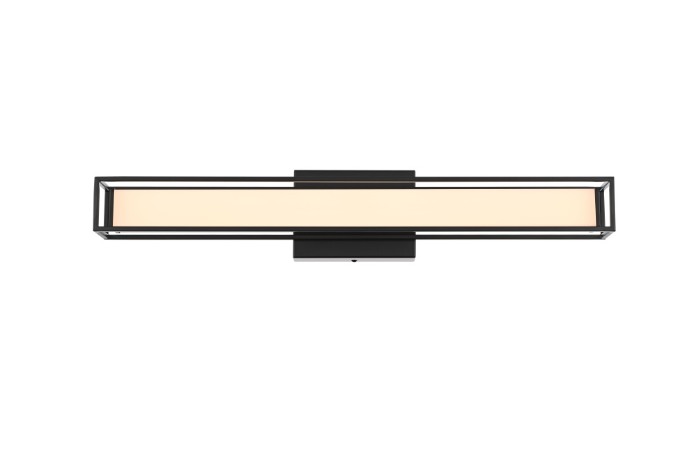 Wall Sconce L24" E4.5" H4.3" LED 14W 3CCT Black