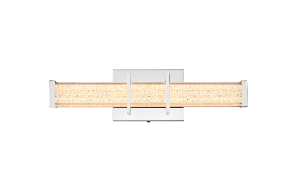 Wall Sconce L16" E4.5" H4.3" LED 8W 3CCT Chrome
