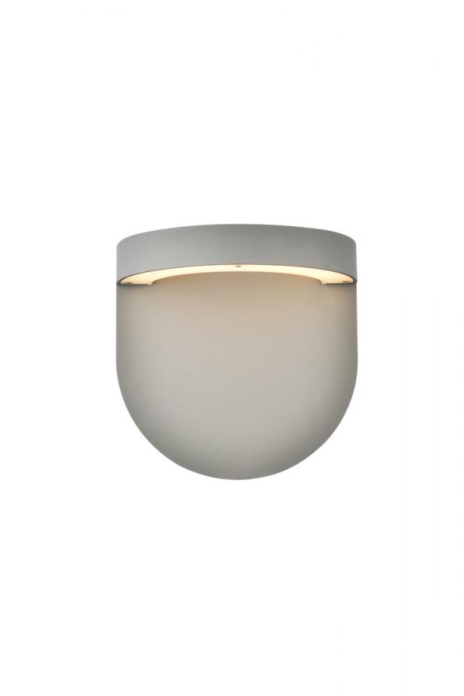 Raine Integrated LED wall sconce  in silver