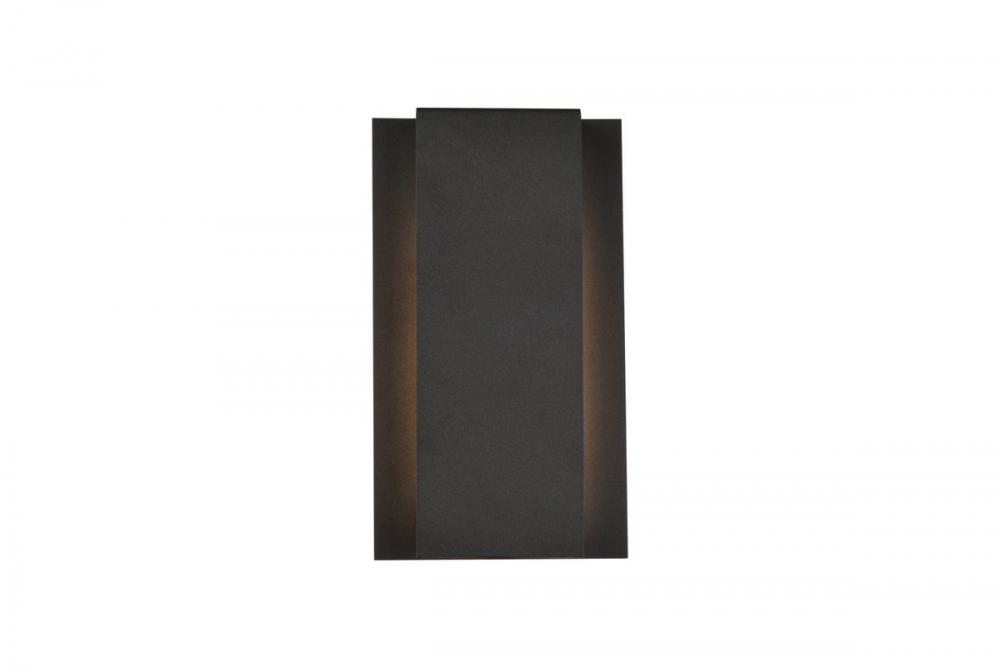 Raine Integrated LED wall sconce  in black