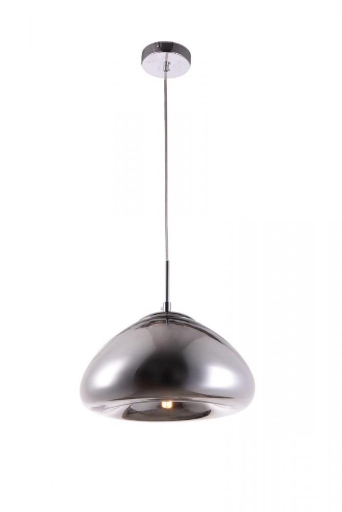 Reflection Collection Pendant D11in H7in Lt:1 Chrome finish