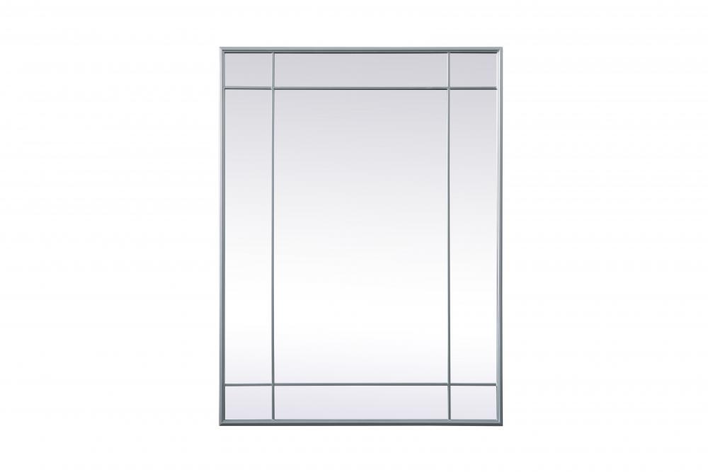 Viola Wall mirror 30"W x 40"H silver