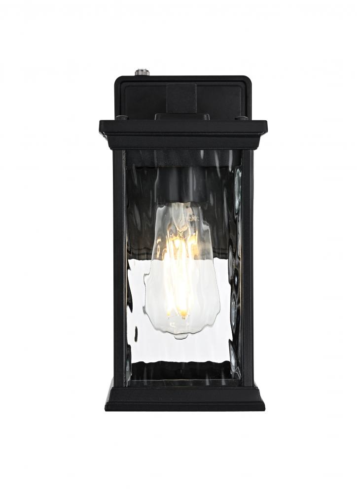 Wall sconce W5" H10.5" E6" L1 Black