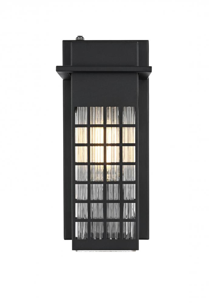 Wall sconce W5"* H12" E5" L1 Black