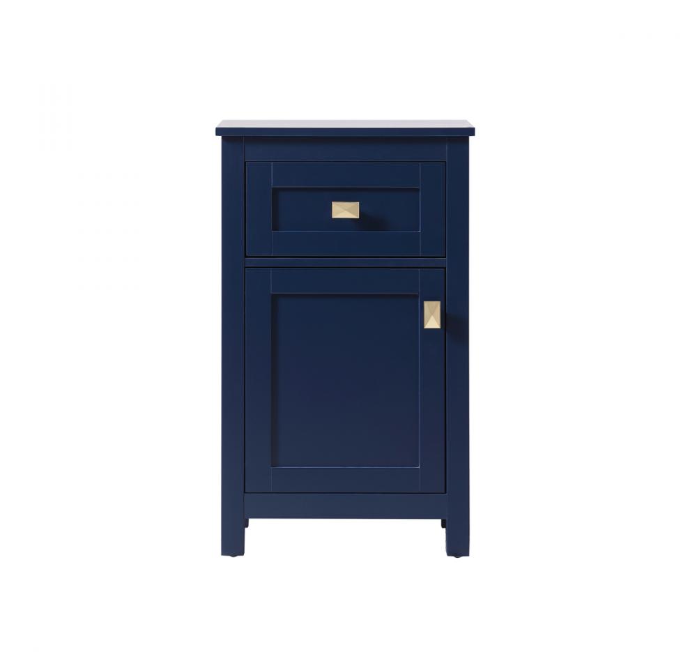 Bath Storage Cabinet 1dr1dw 18Wx13Dx30H blue