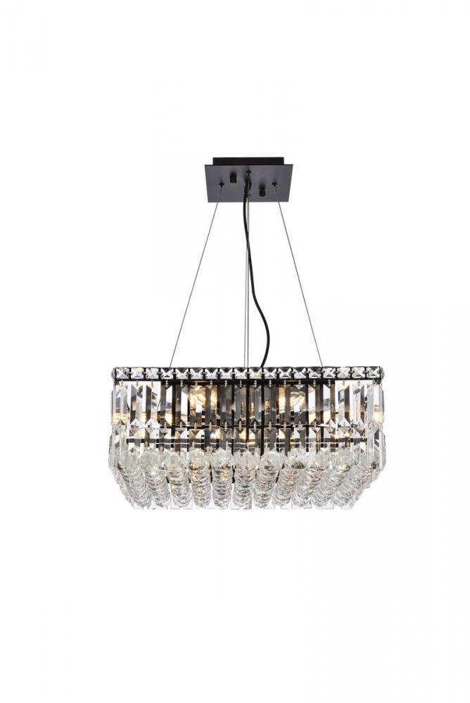 Maxime 20 inch black chandelier