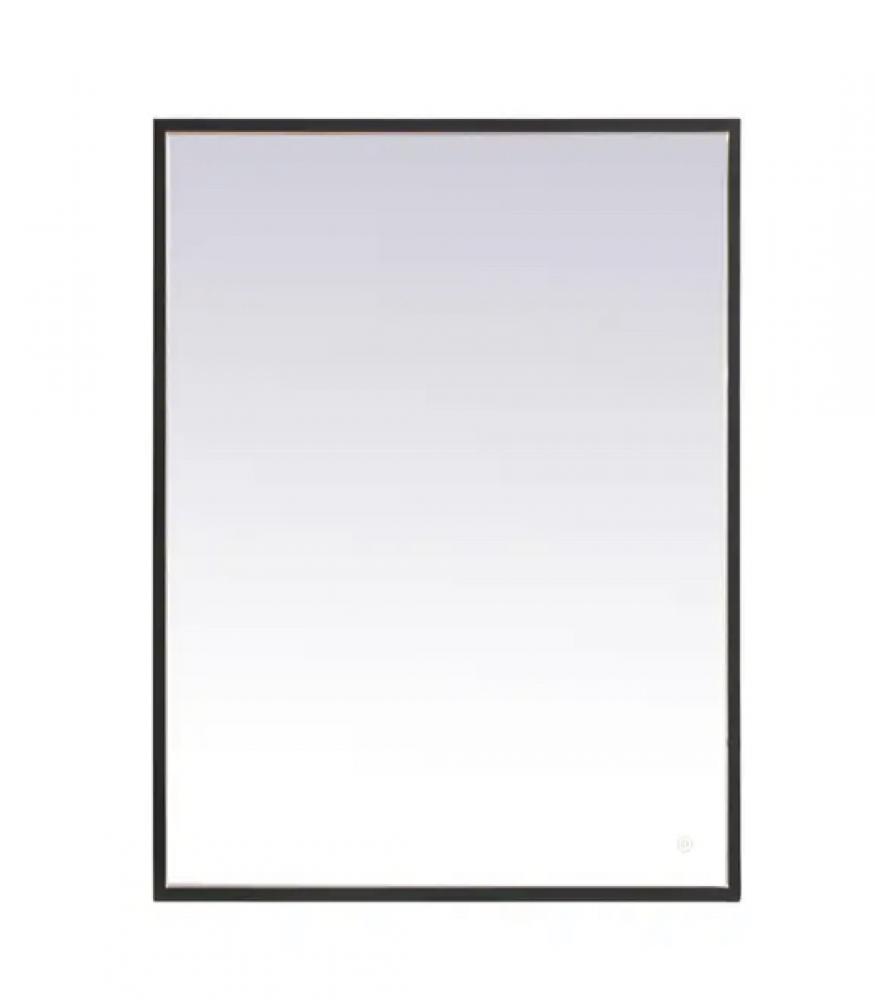 Pier 30x40 inch LED mirror with adjustable color temperature 3000K/4200K/6400K in black