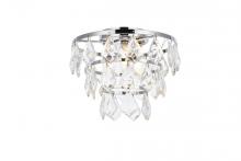 Elegant 1101F10C - Ella 10 inch flush mount in chrome