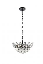 Elegant 1104D14BK - Emilia 14 inch pendant in black