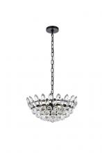 Elegant 1104D18BK - Emilia 18 inch pendant in black