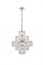 Elegant 2039D20C/RC - Maxime 13 light Chrome Chandelier Clear Royal Cut Crystal