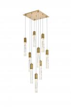 Elegant 2088D20SG - Pendant L20"W20"H24"L9 Satin Gold
