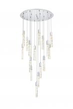 Elegant 2089G36C - Pendant D36"H24"L16 Chrome
