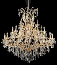 Elegant 2801G52G/RC - Maria Theresa 41 light Gold Chandelier Clear Royal Cut Crystal