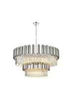 Elegant 3400G40C - Pendant D40"H19"L16 Chrome