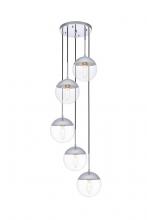 Elegant LD6077C - Eclipse Hang D18"H9"L5 CH CL