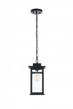 Elegant OD313H14BK - Outdoor Hanging L6.5" W6.5" H13.5" L1 Black