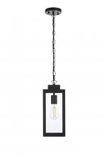 Elegant OD330H15BK - Outdoor Hanging L6" W6" H15" L1 Black