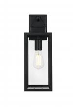 Elegant OD330W18BK - Wall sconce W6" H17.5" E8" L1 Black
