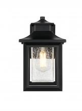 Elegant OD348W12BK - Wall sconce W7" H12" E8.5" L1 Black