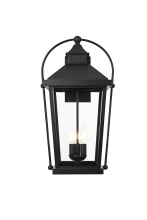 Elegant OD605W24BK - Luz 24 inch Outdoor Wall sconce in Black