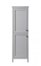 Elegant SC012065GR - Bath Storage Cabinet 2dr 20Wx22Dx65H grey
