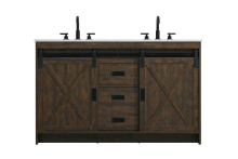 Elegant VF90554DEX - Vanity Cabinet 2Dr 2Dw 54''x34''x22'' Expresso