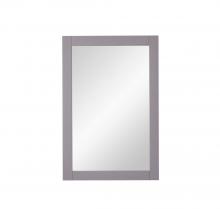 Elegant VM-2002 - Saturn 22 In. Contemporary  Mirror In Light Grey