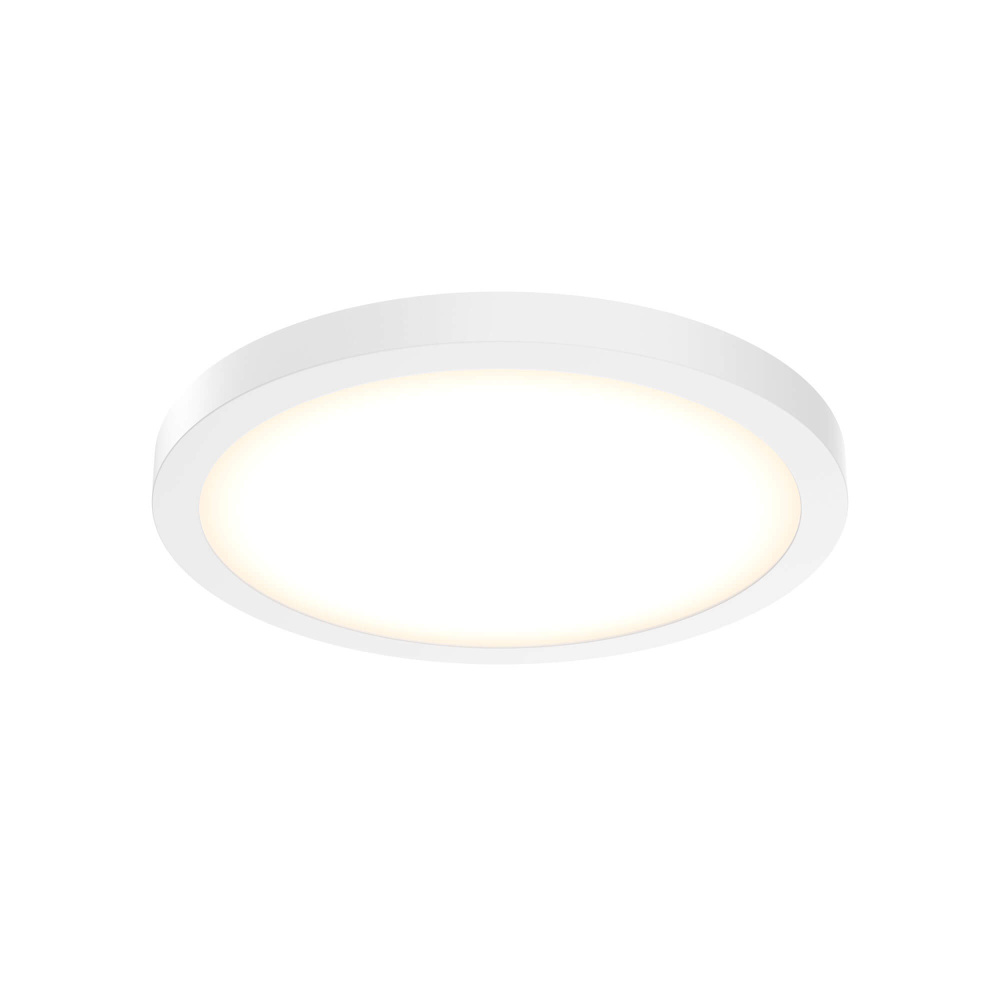 Round Flush Mount, universal 120V-347V, 0-10V dimming