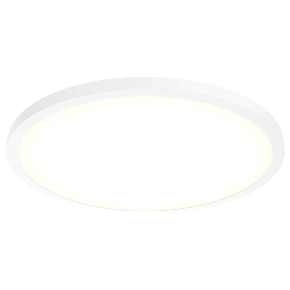 Round Flush Mount, universal 120V-347V, 0-10V dimming