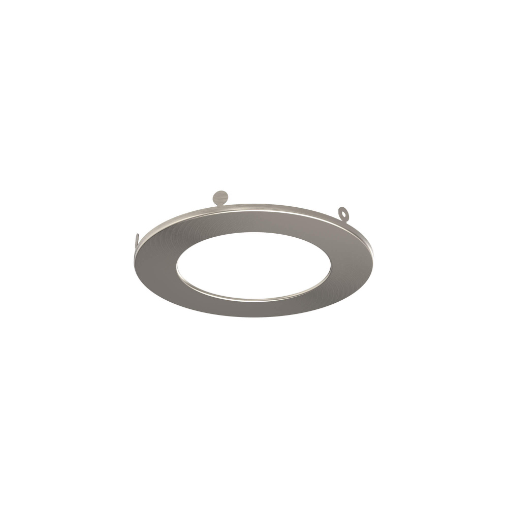 4in Trim Round, Satin Nickel