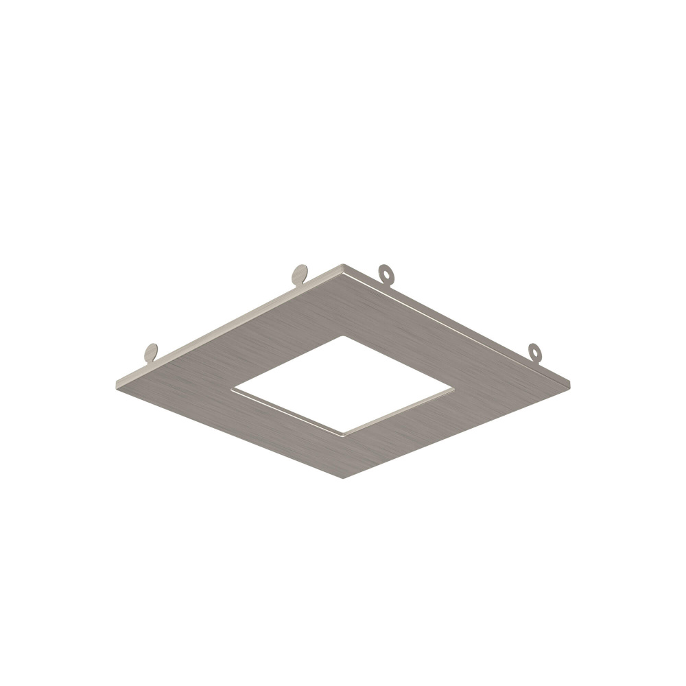 4in Trim Square, Satin Nickel