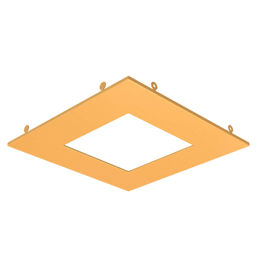6in Trim Square, Gold