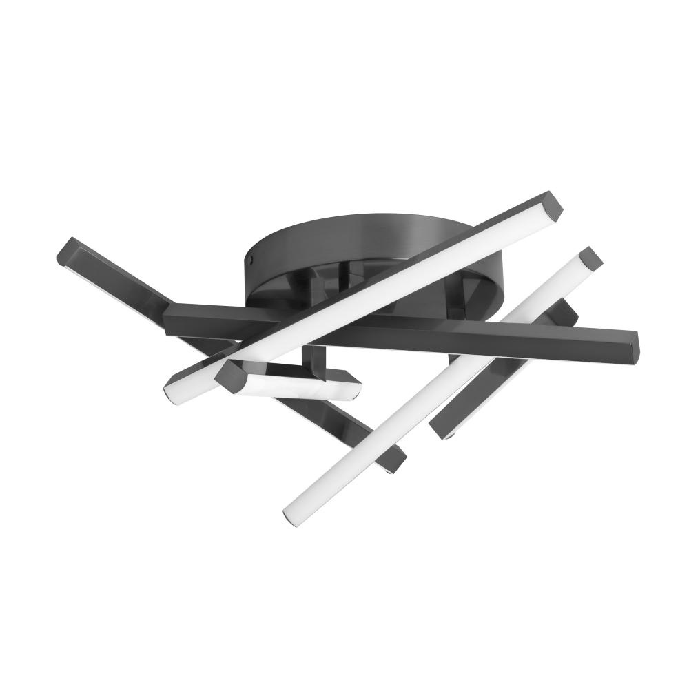 34W Flush Mount, MB w/ WH Silicone Diffuser