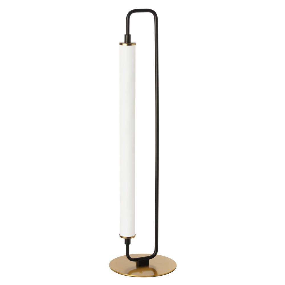 13W Table Lamp, MB & AGB w/ WH Acrylic
