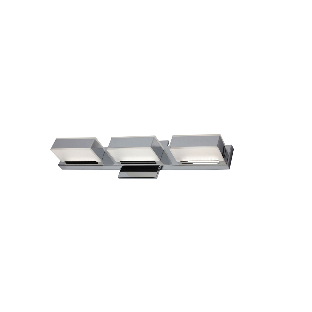 15W Wall Vanity, Polished Chrome Finish