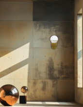 Dainolite SOF-121W-AGB - 1LT Wall Sconce, AGB w/ WH Glass