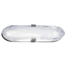 Dainolite WLA-1620LEDW-PC - 20W Wall Sconce Polished Chrome with Alabaster Glass