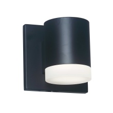 Dainolite WLS-57LEDW-MB - 7W Wall Sconce, Matte Black w/ Frosted Acrylic Diffuser