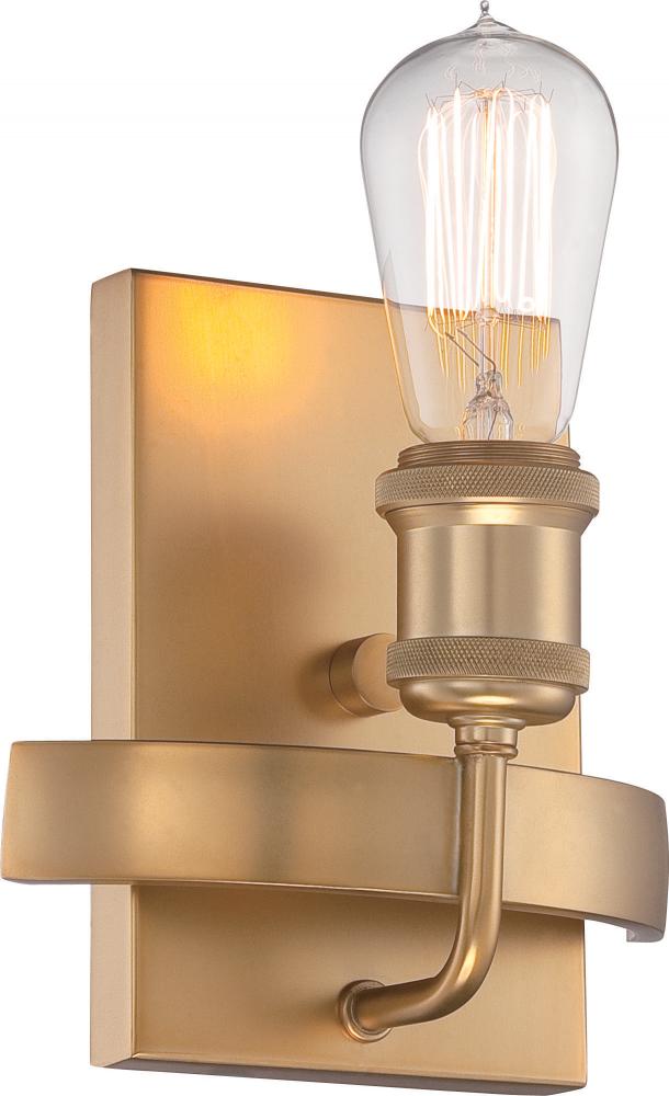 Paxton - 1 Light Wall Sconce - Natural Brass Finish