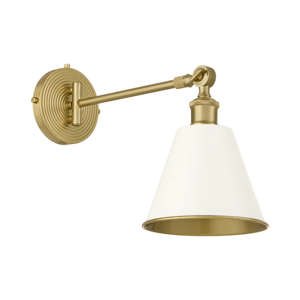 BAILEY 1LT WALL LAMP -SW/AGB
