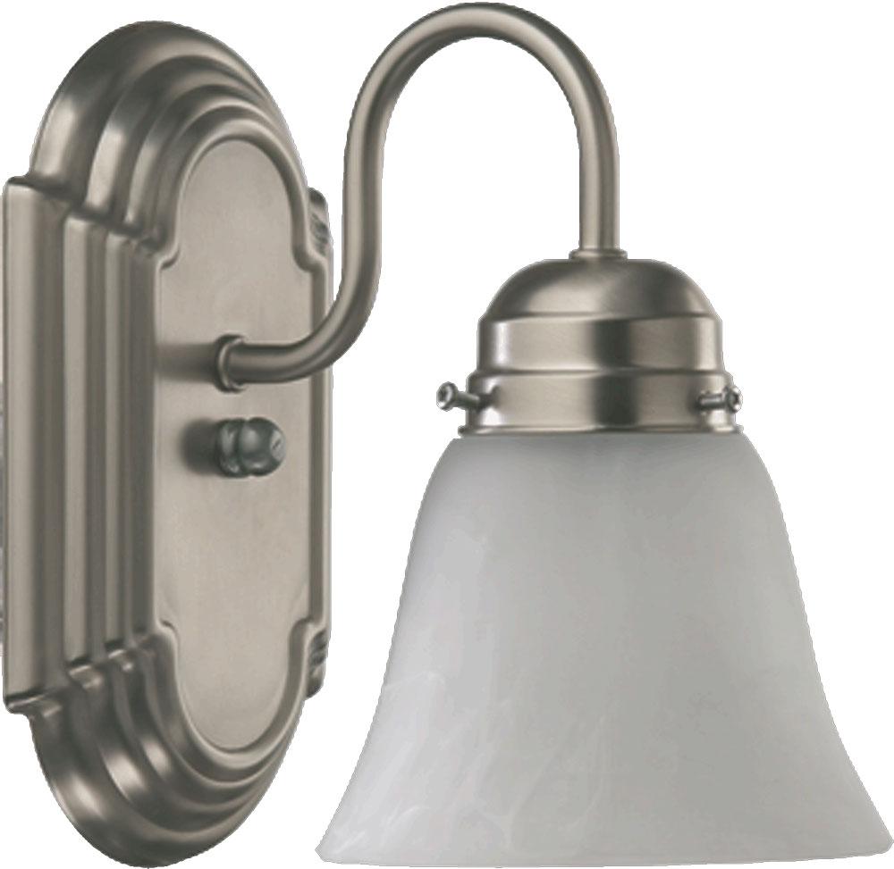 1Lt W/Bkt W/Faux Alab-Stn