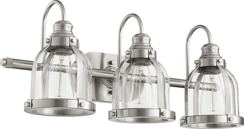 3LT BANDED DOME VNTY- STN