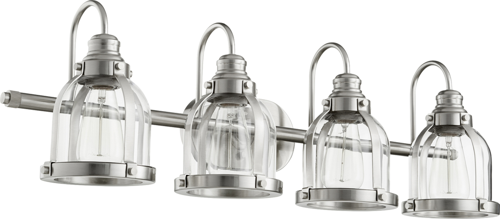 DENNY 4LT BANDED DOME VNTY- STN