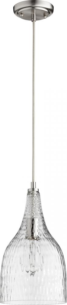 7.5&#34; CLEAR GLS PEND - STN